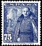 Spain 1948 Franco 75 CTS Blue Edifil 1031. 1031. Uploaded by susofe